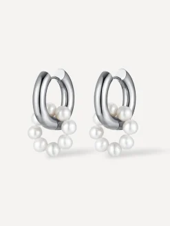 Pearl Hoop Ohrringe