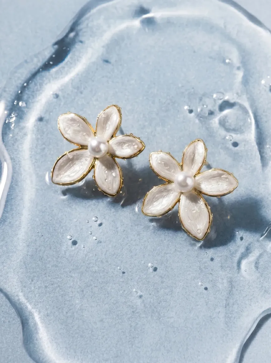Pearl Petals Ohrringe