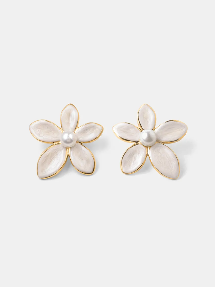 Pearl Petals Ohrringe