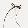 Pearl Ribbon Hairclip