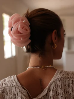 Pearl Rose Light Pink Haarklammer