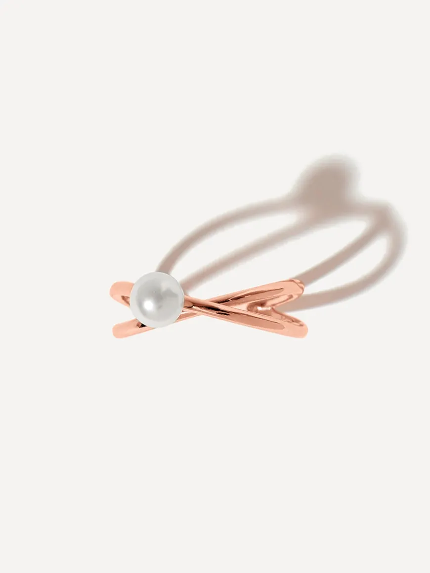 Pearl Twist Ring