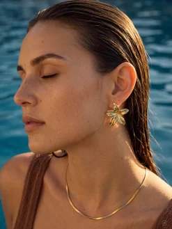 Plumeria Medium Ohrringe