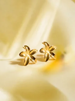 Plumeria Ohrringe