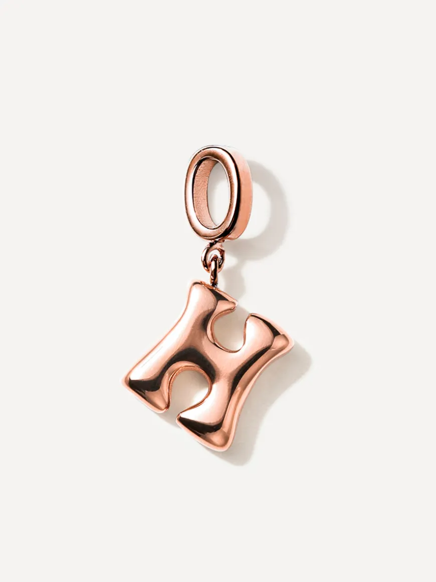 Puffy Letter Ketten-Charms