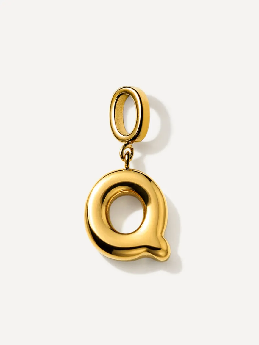 Puffy Letter Ketten-Charms