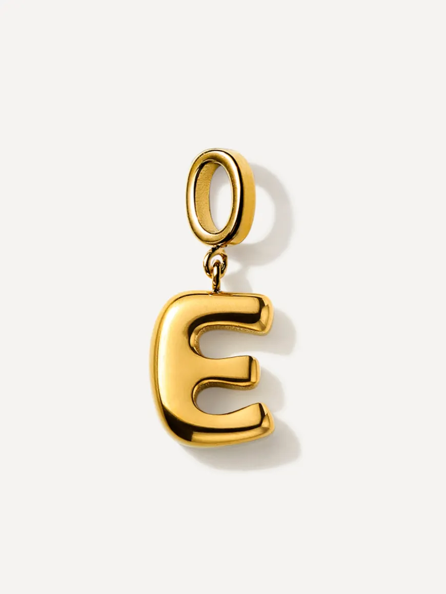 Puffy Letter Ketten-Charms