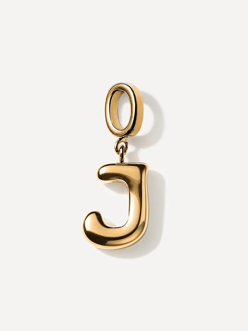 Puffy Letter Ketten-Charms