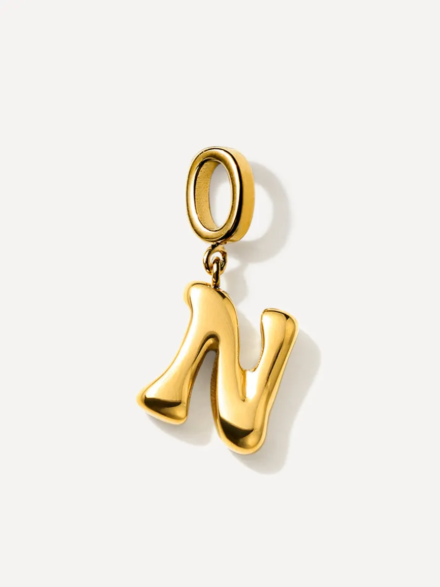 Puffy Letter Ketten-Charms