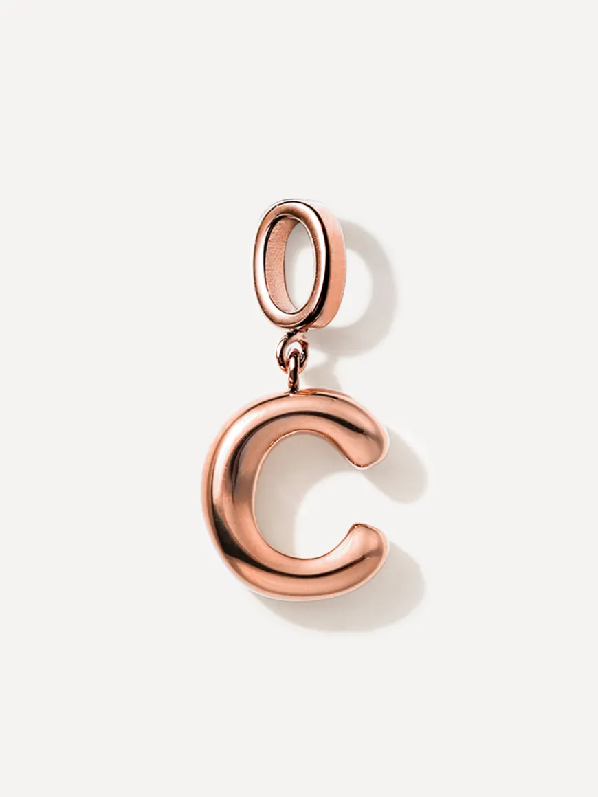 Puffy Letter Ketten-Charms