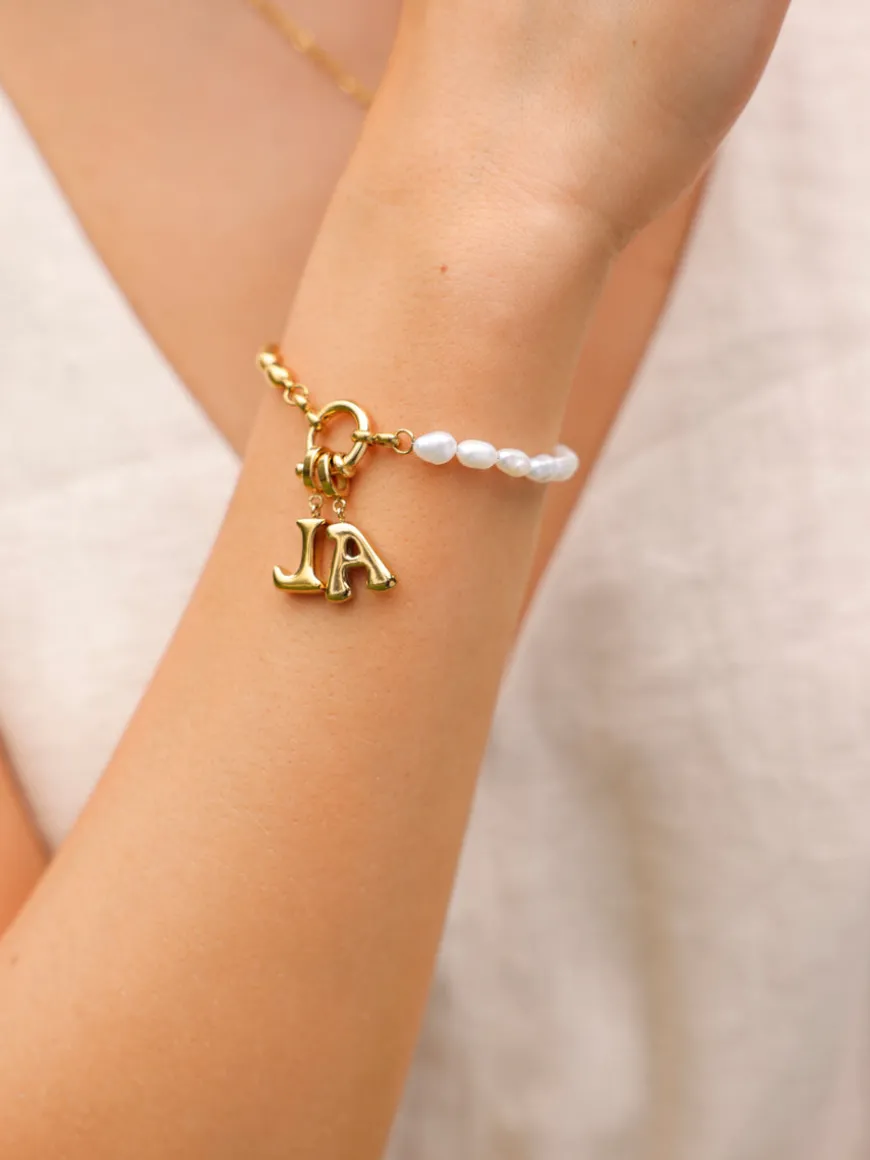 Puffy Letter Ketten-Charms