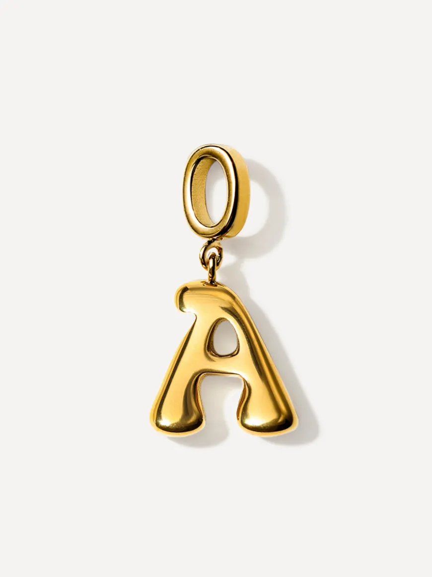 Puffy Letter Ketten-Charms