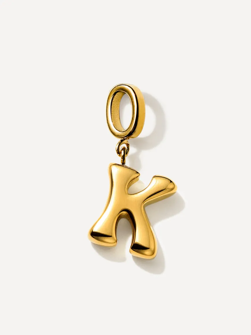 Puffy Letter Ketten-Charms