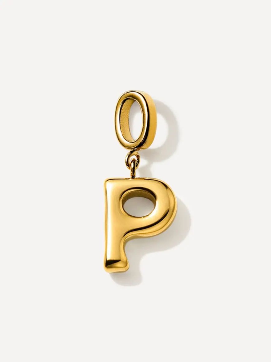 Puffy Letter Ketten-Charms