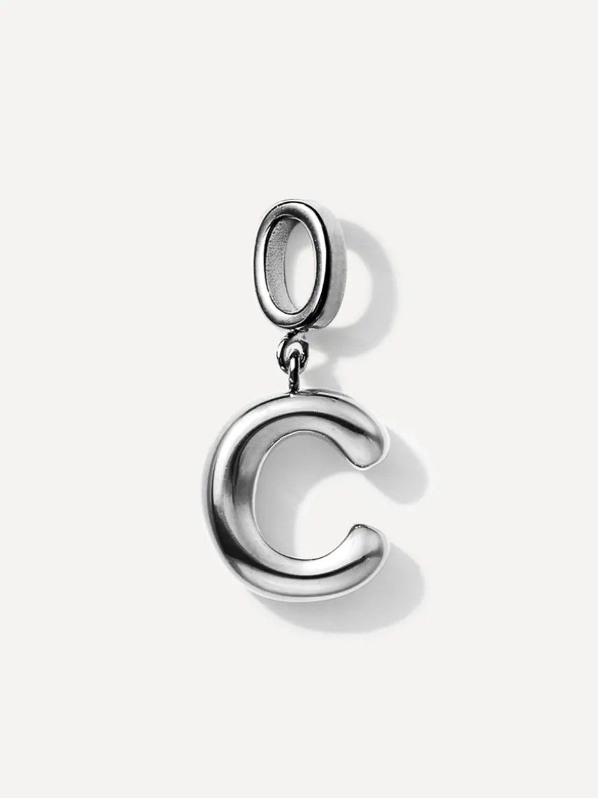 Puffy Letter Ketten-Charms
