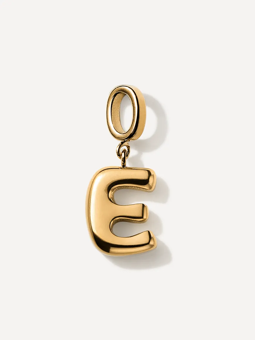 Puffy Letter Ketten-Charms