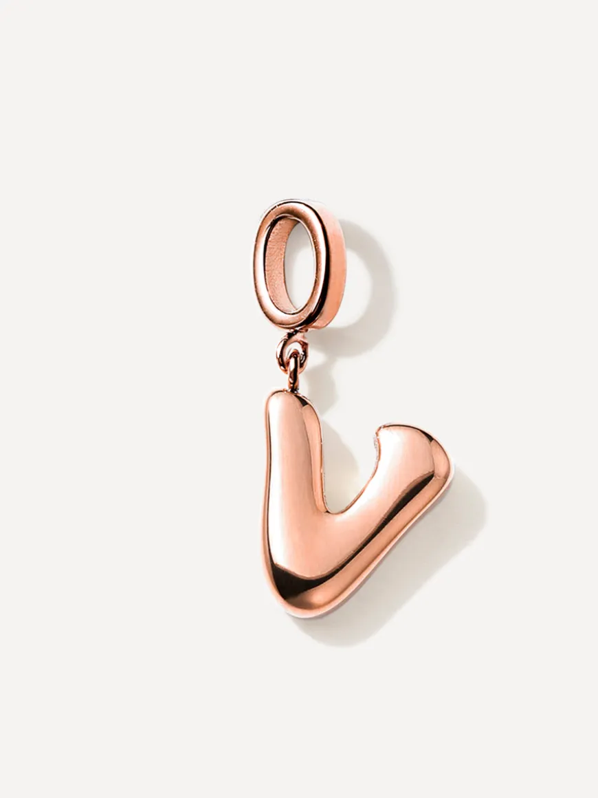 Puffy Letter Ketten-Charms