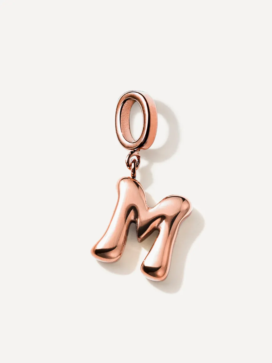 Puffy Letter Ketten-Charms