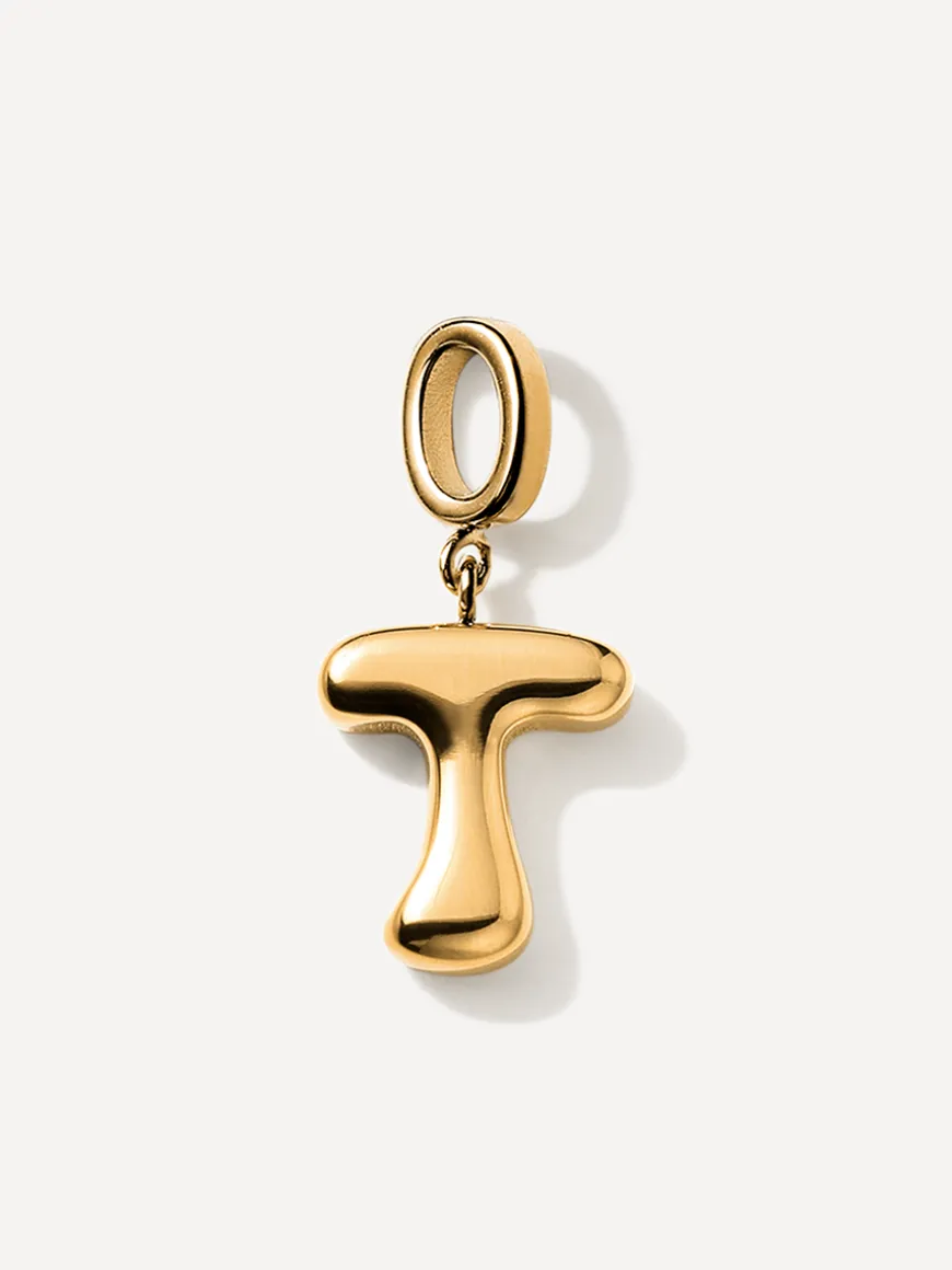 Puffy Letter Ketten-Charms