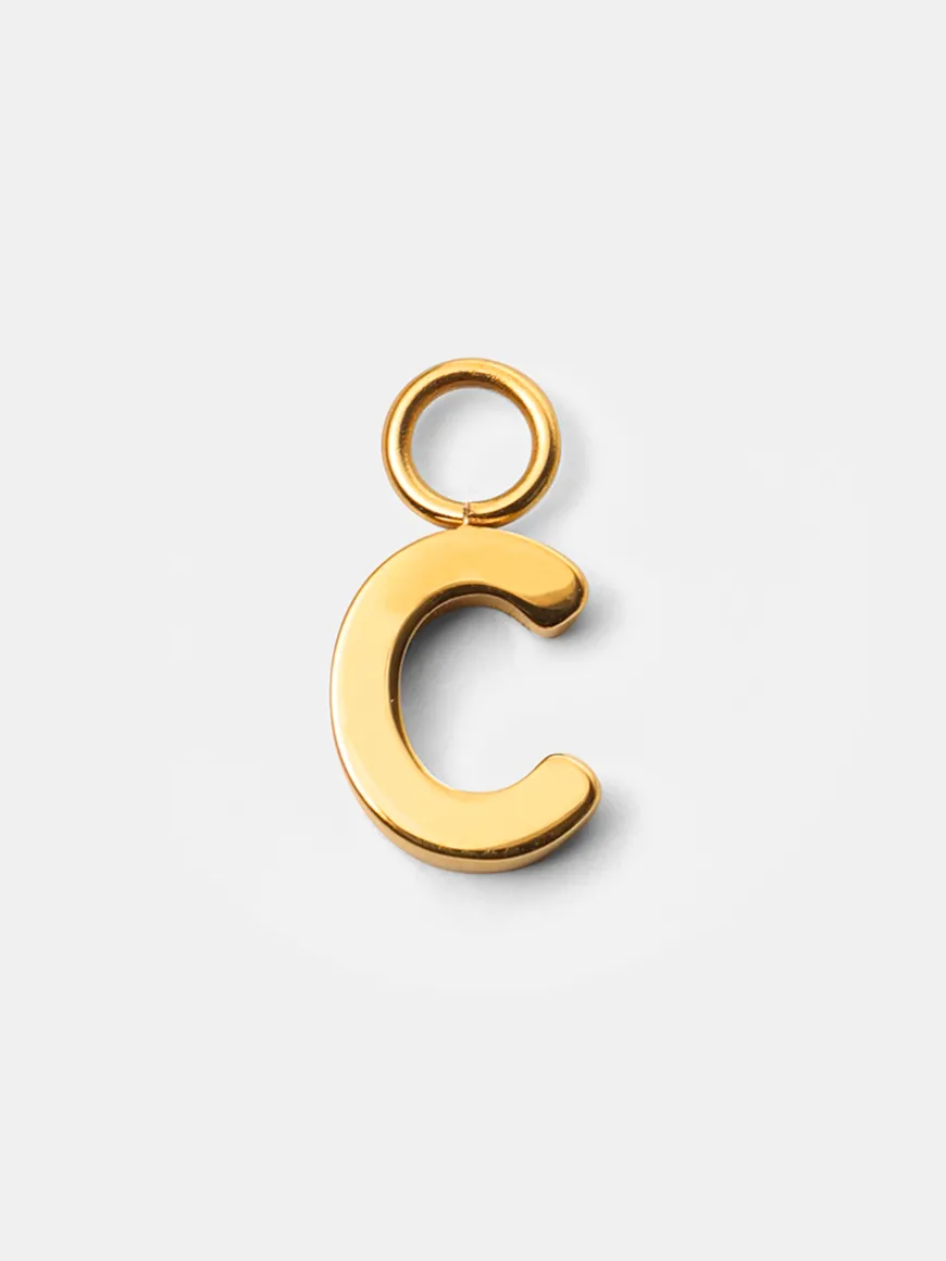 Pure Letter Ohrring-Charms