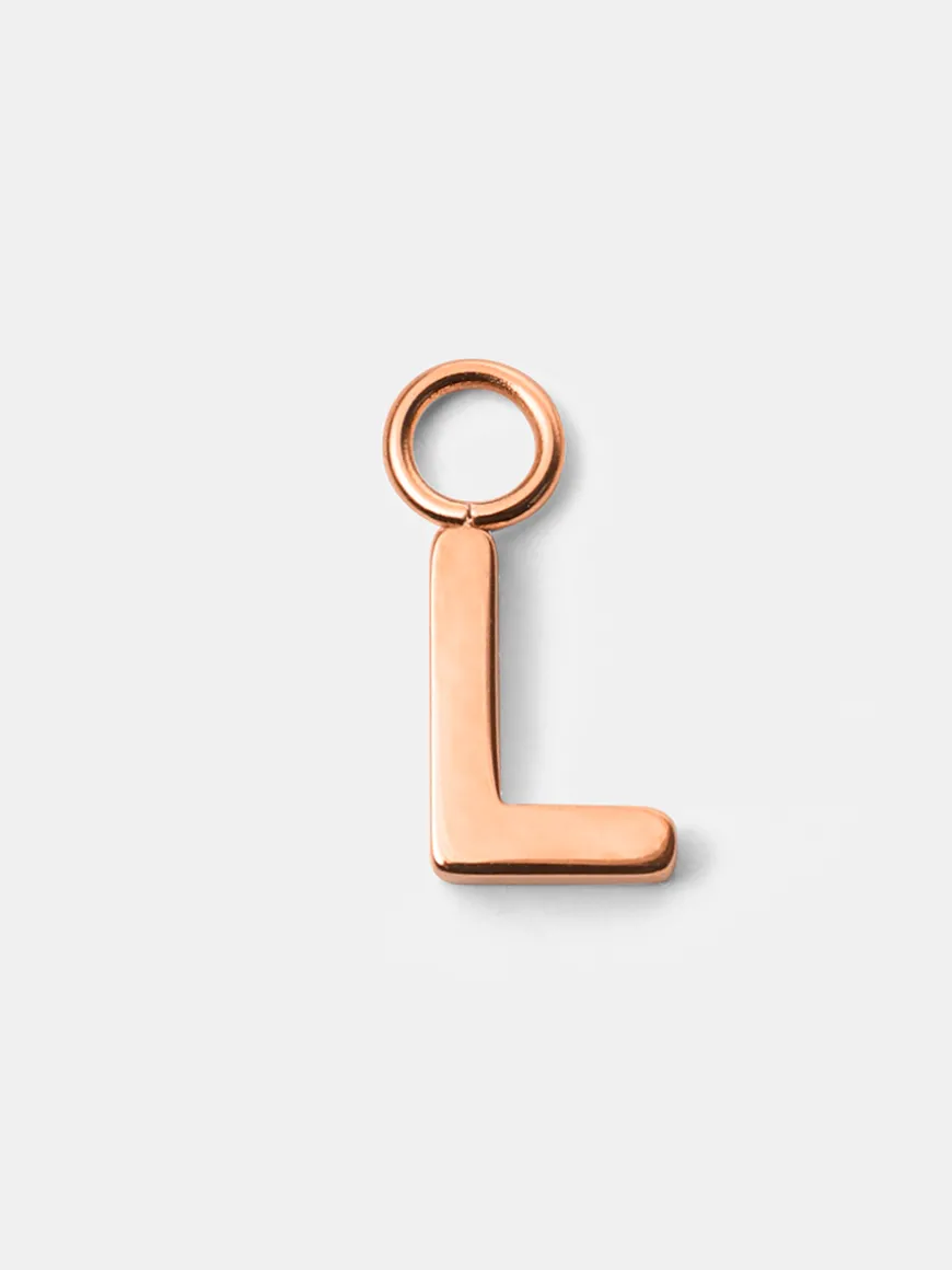 Pure Letter Ohrring-Charms
