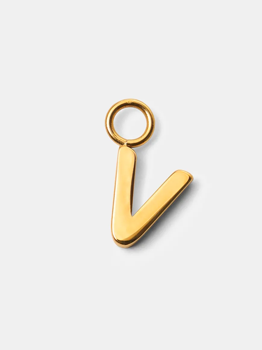 Pure Letter Ohrring-Charms