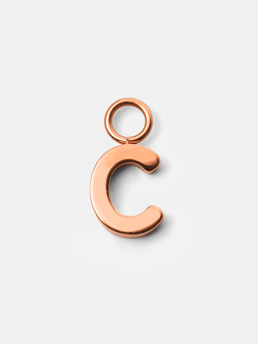 Pure Letter Ohrring-Charms