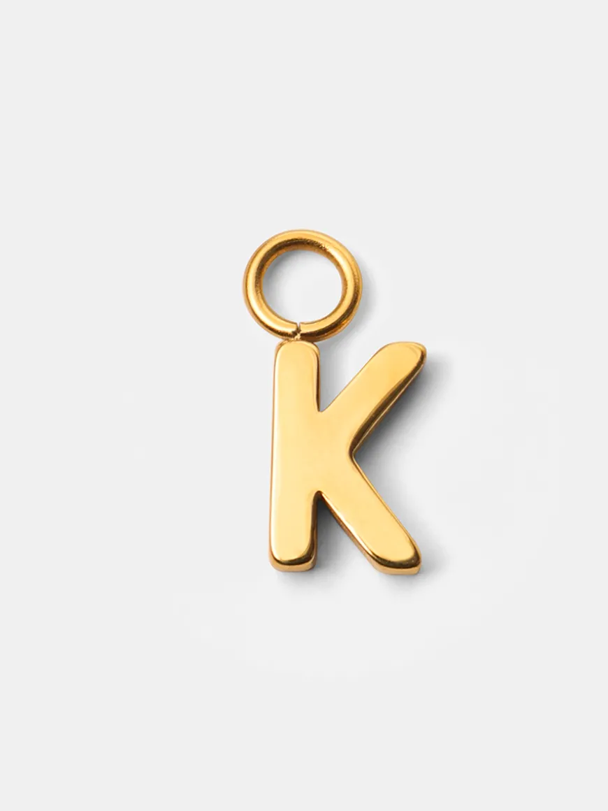 Pure Letter Ohrring-Charms