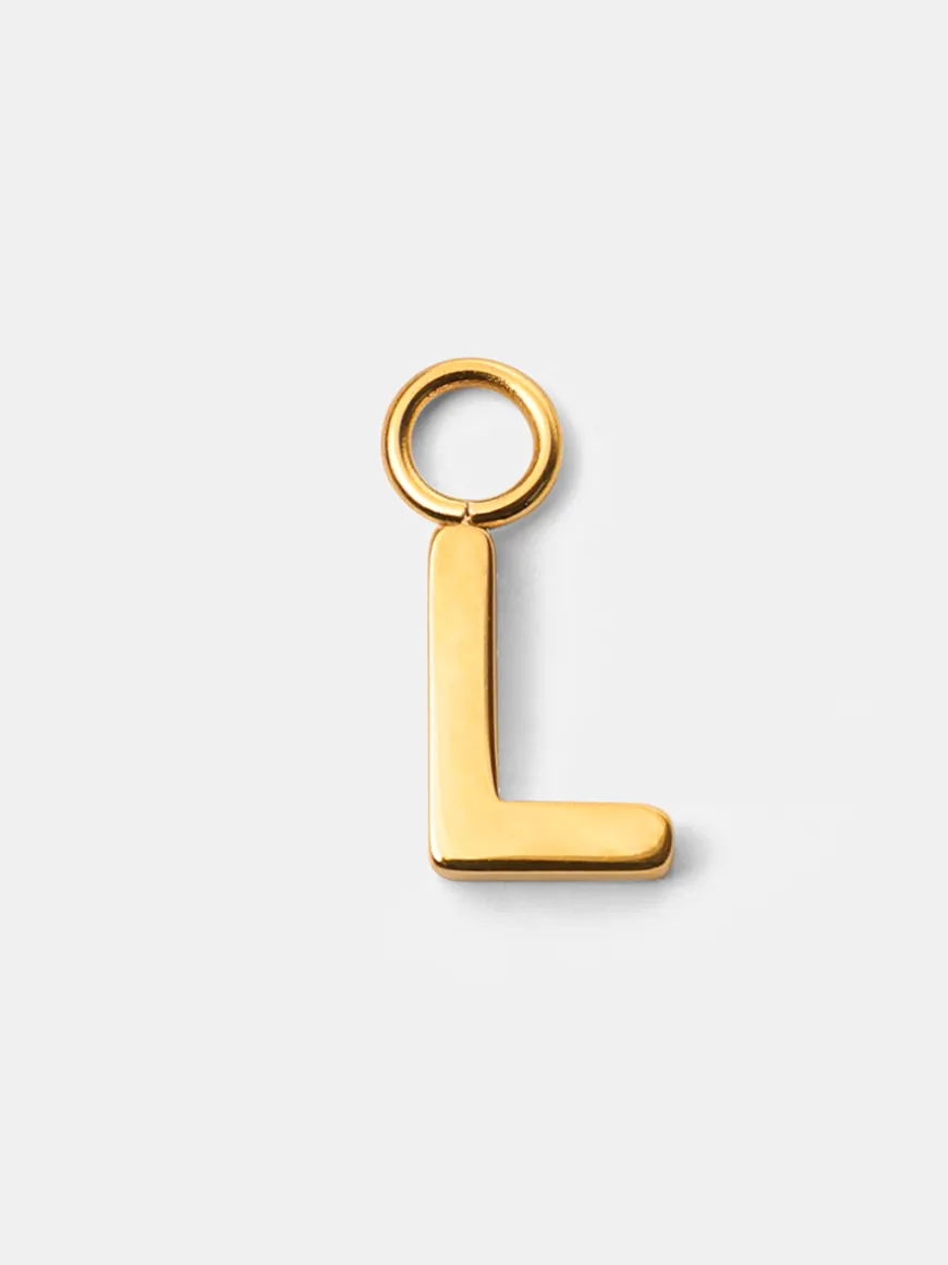 Pure Letter Ohrring-Charms