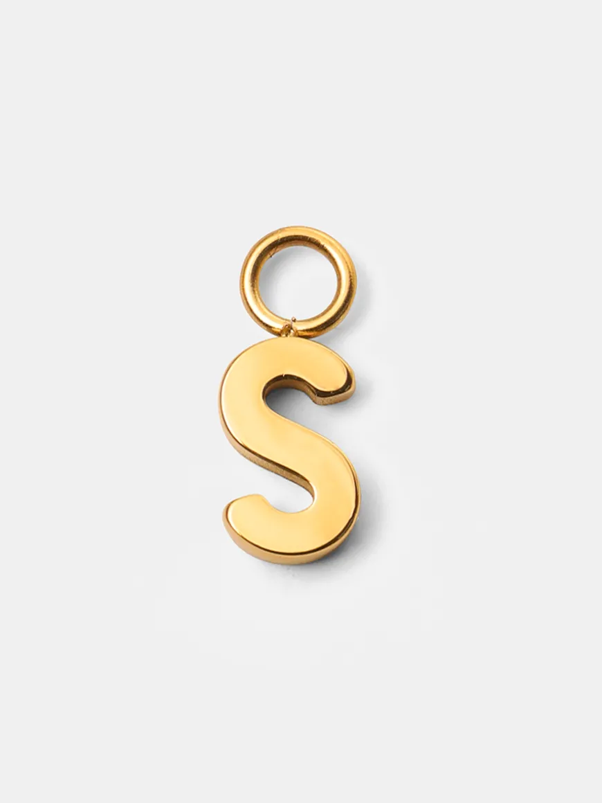 Pure Letter Ohrring-Charms