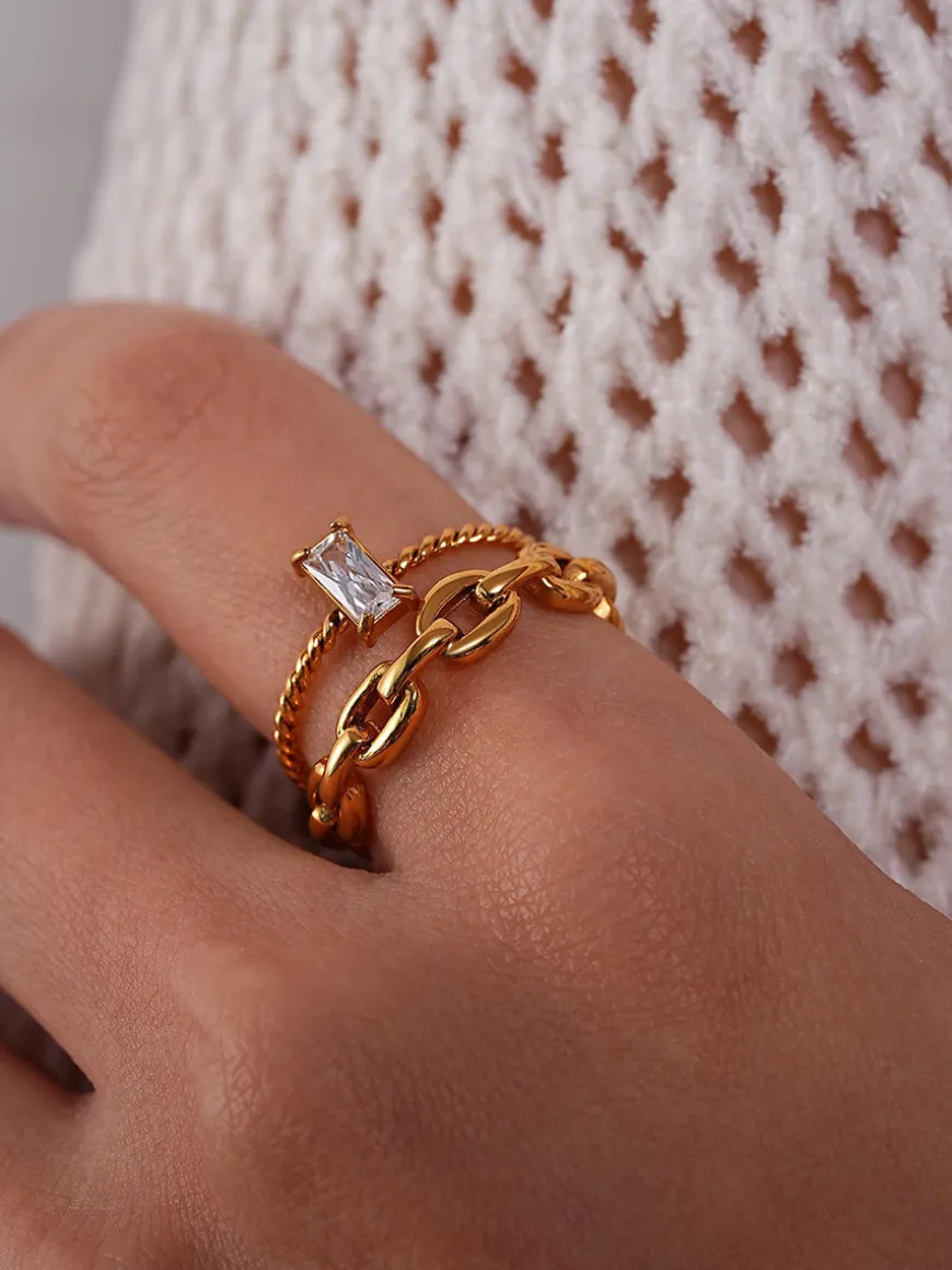 Pure Precious Twist Ring