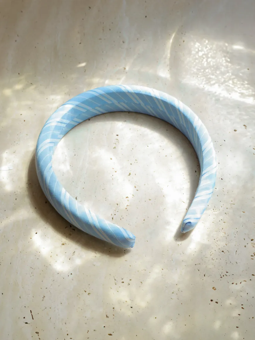 Pure Stripes Navy-striped Haarreif