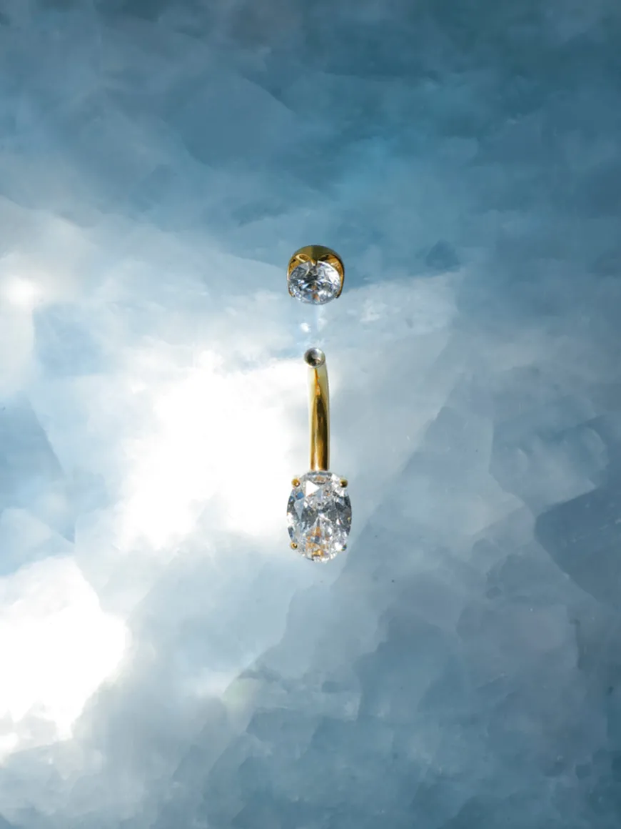 Radiant Gleam Titan Bauchnabelpiercing