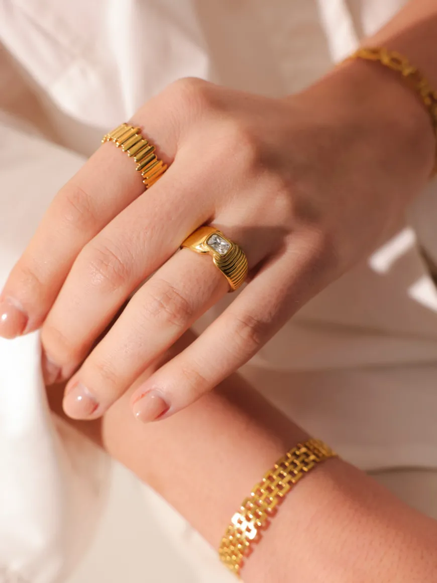 Radiant Sparkle Ring