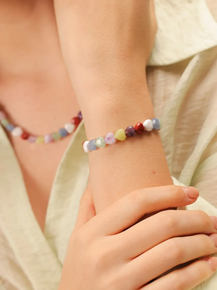Rainbow Heart ARMBAND