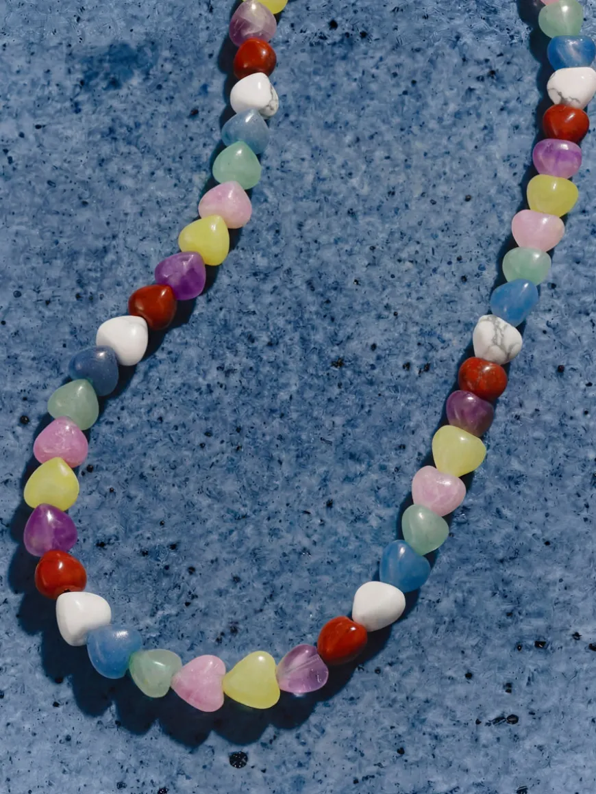Rainbow Heart Kette