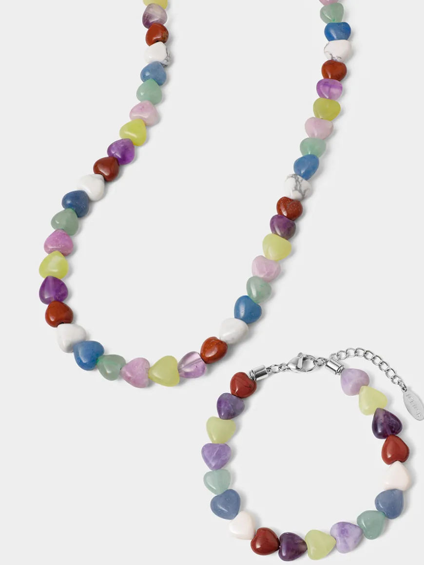 Rainbow Heart Set