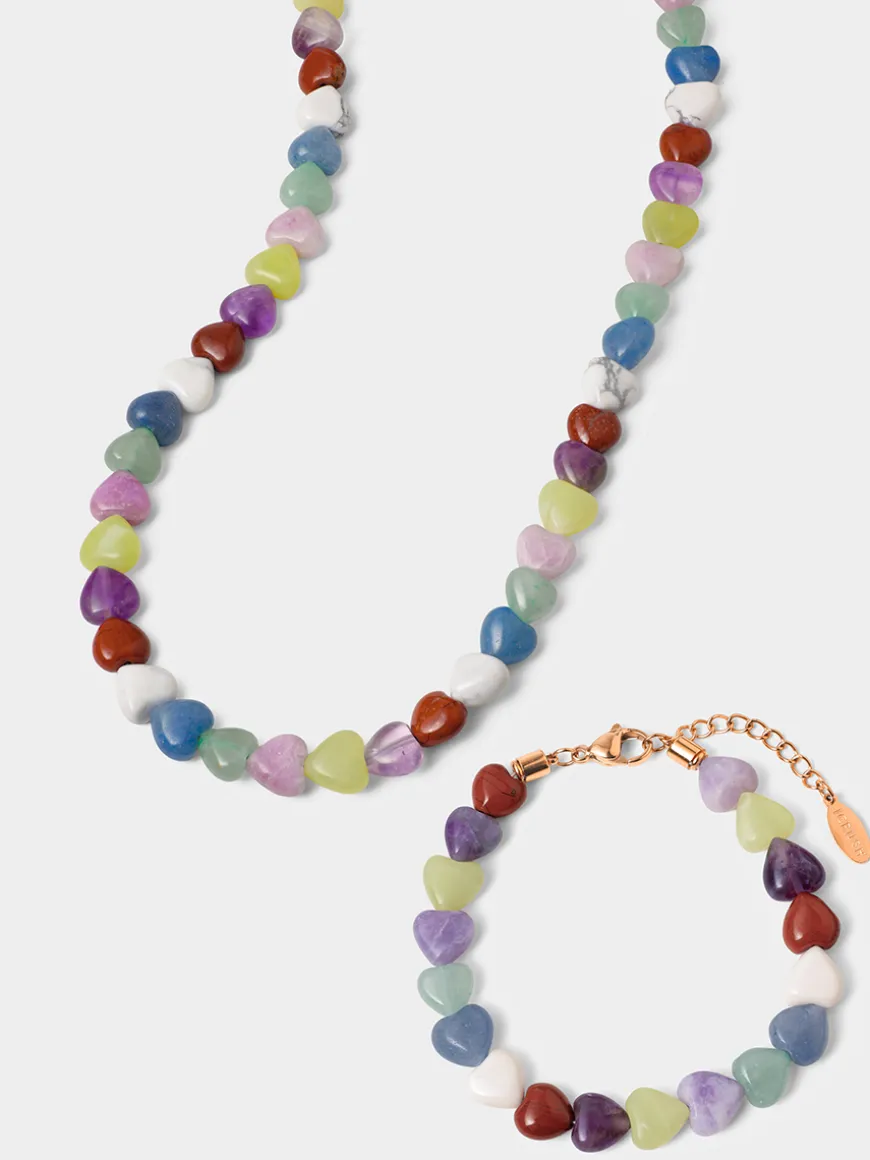 Rainbow Heart Set