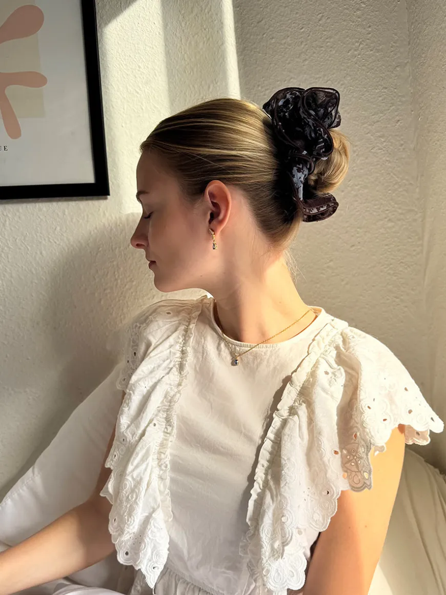 Ribbon Charm Scrunchie