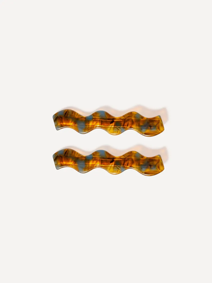 Ripple Mixed Color Hairpin