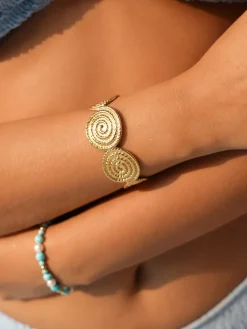 Ripple Spiral Armcuff