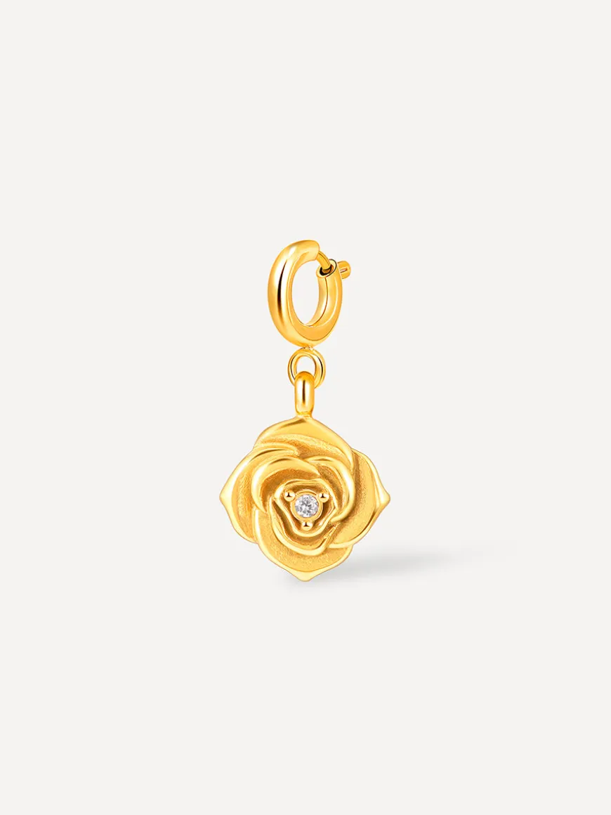 Rose Blooming Grace Ketten-Charm