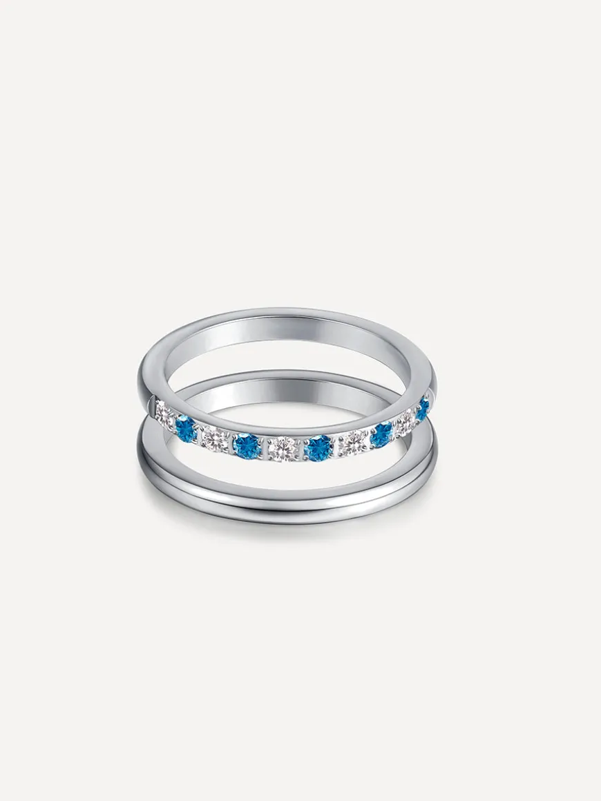 Sea and Sky Horizon Duo Ring