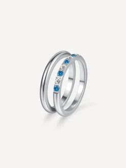 Sea and Sky Horizon Duo Ring