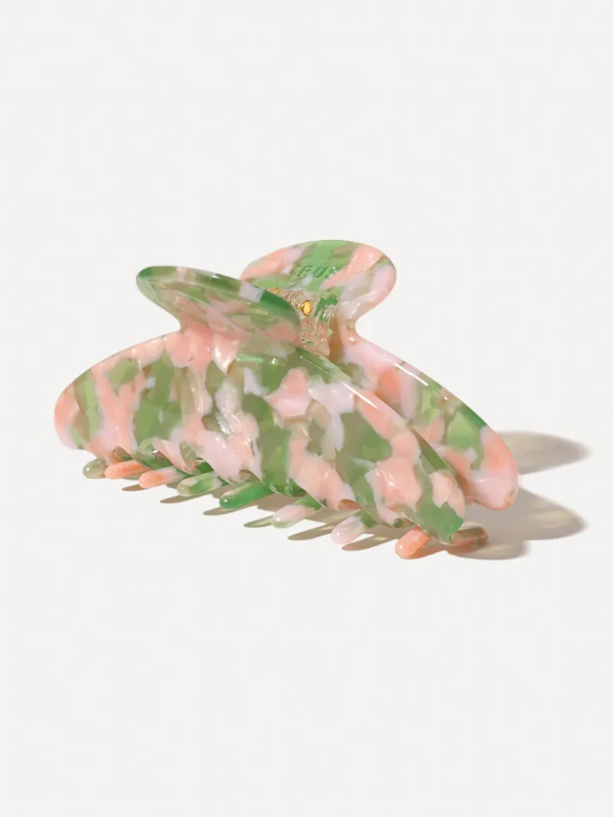 Serenade Haarklammer Green-pink