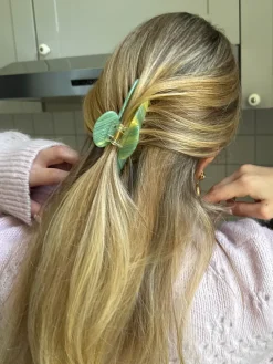 Serenade Haarklammer Green-striped