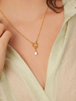 Shine Teardrop Ketten-Charm