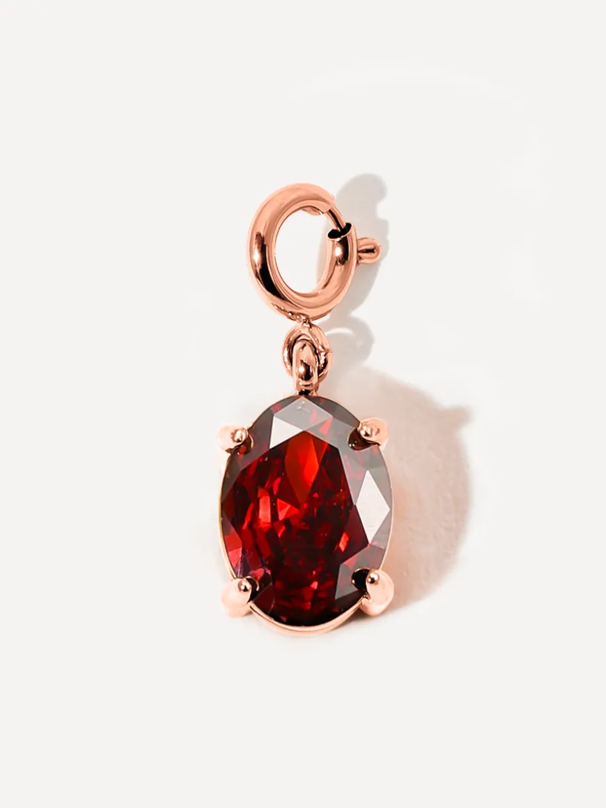 Shining Birth Garnet Red Ketten-Charm
