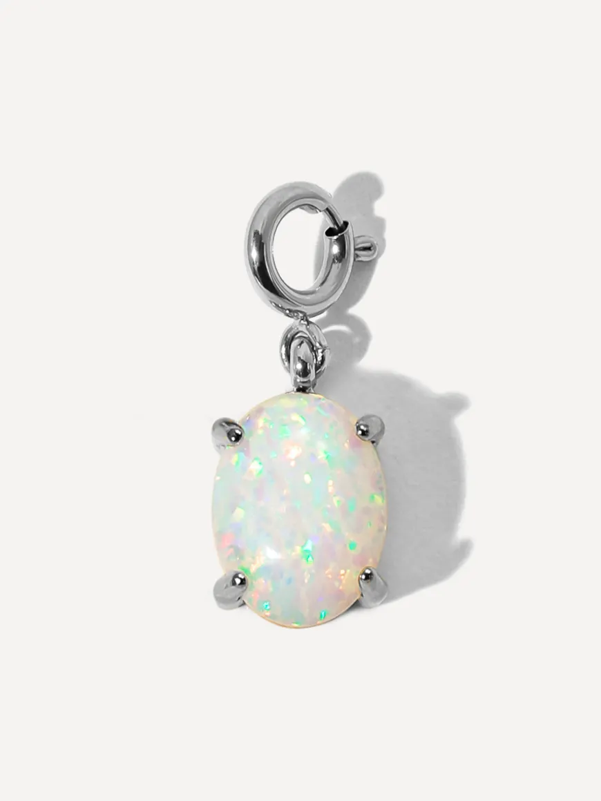 Shining Birth Opal Ketten-Charm
