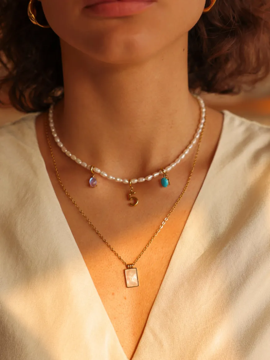Shining Birth Turquoise Ketten-Charm